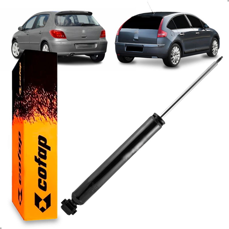 Amortecedor Traseiro 307 2002 A 2012 C4 2007 A 2012
