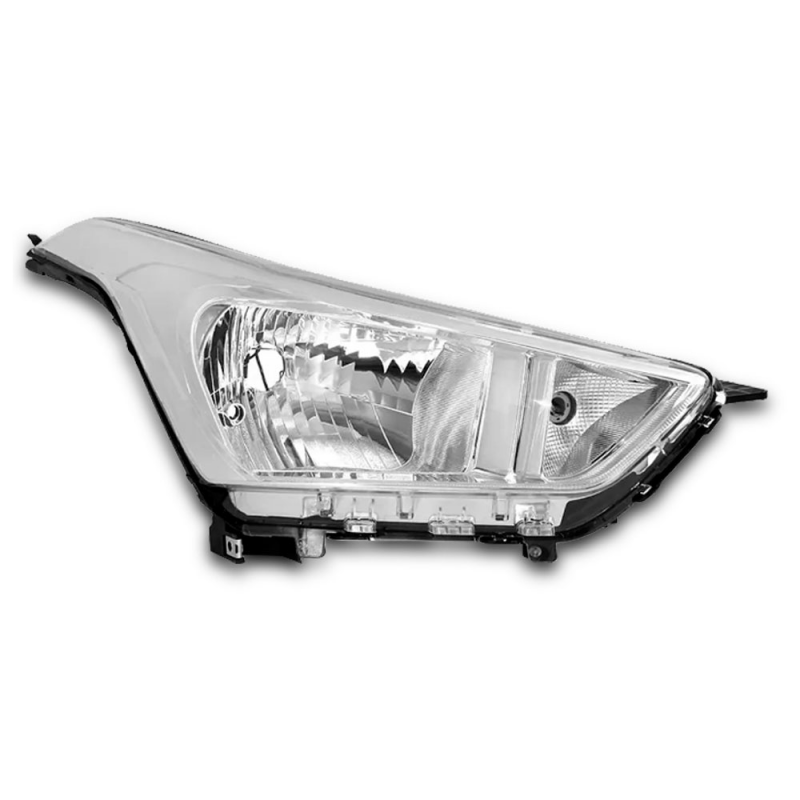 Farol Creta 2017 A 2021 Lado Esquerdo Cromado Regulador Manual (c060998)