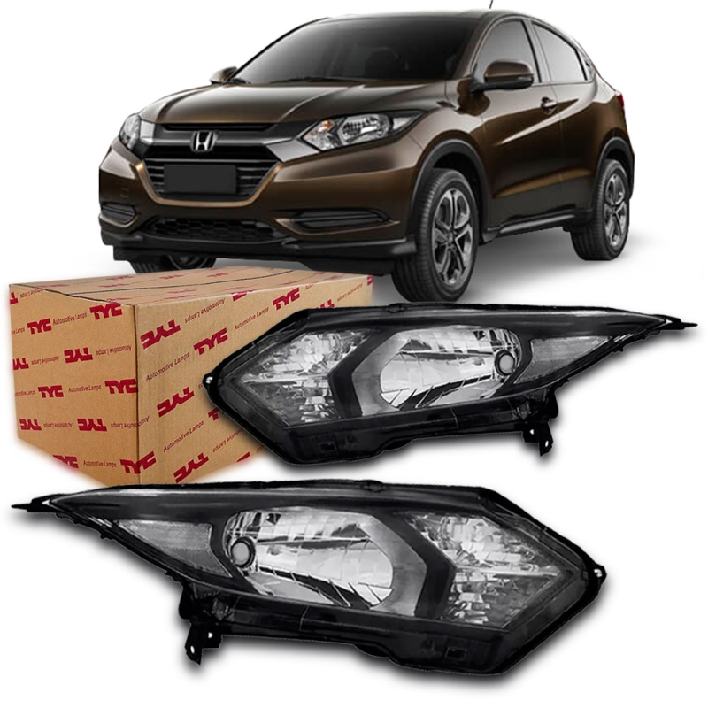 Farol Hrv 2015 A 2018 Lado Direito Sem Led (r24482)