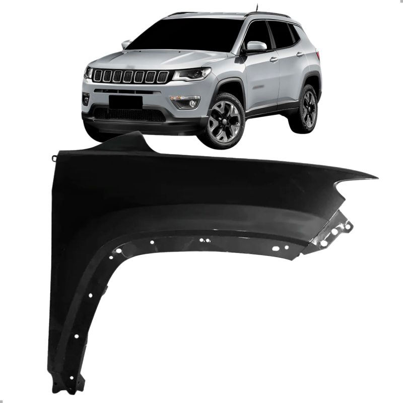 Paralama Compass 2017 A 2023 Lado Direito Para Pintura (r28234)