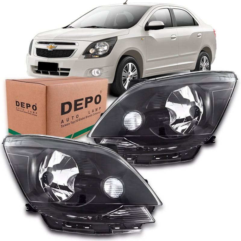 Farol Cobalt 2012 A 2015 Lado Direito Mascara Negra (r25080) (c050452)