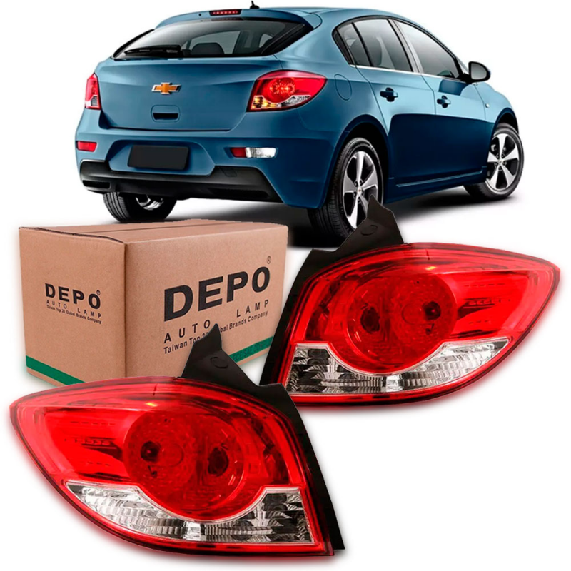 Lanterna Traseira Cruze 2011 A 2015 Hatch Lado Esquerdo (c049902)