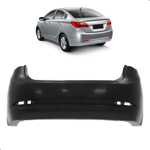 Parachoque Traseiro Original Hb20s Sedan 2013 A 2015 Para Pintura