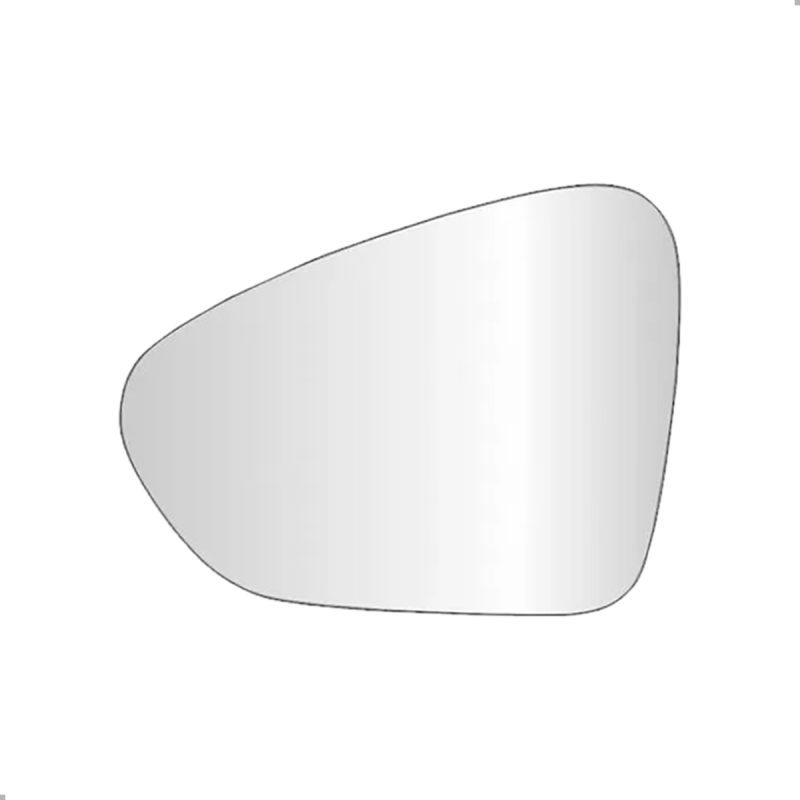 Lente Do Retrovisor Com Base Original Argo Cronos 2017 A 2022 Lado Esquerdo (sl859e)
