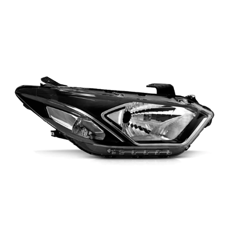 Farol Onix Prisma 2017 A 2020 Lado Esquerdo Friso Cromado Com Led (r28687)(c57937)