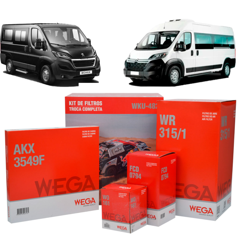 Kit Revisao Citroen Jumper Peugeot Boxer Diesel 2.0 2.2 4 Cilindros 2018 A 2023