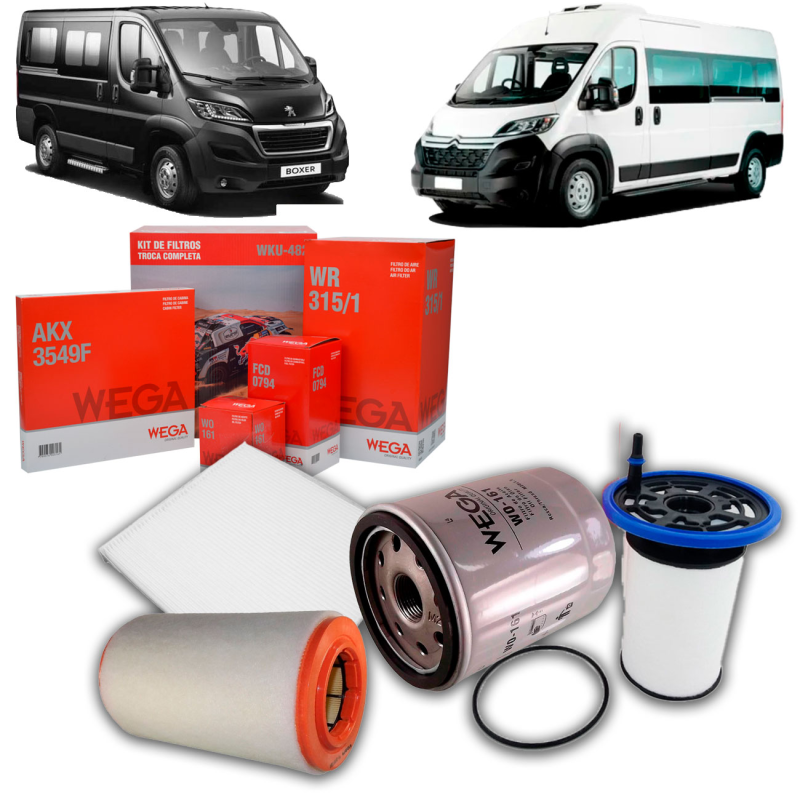 Kit Revisao Citroen Jumper Peugeot Boxer Diesel 2.0 2.2 4 Cilindros 2018 A 2023