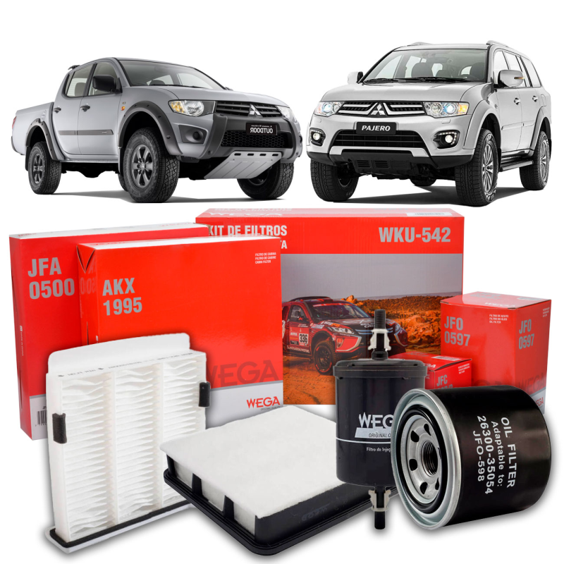 Kit Revisao Mitsubishi L200 Triton Gls Hpe Savana Pajero Dakar 3.2 2012 A 2016