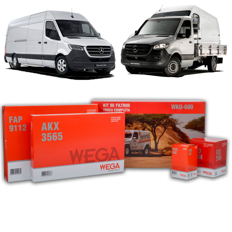 Kit Revisao Mercedez Sprinter 311 313 413 415 515 2.2 4 Cilindros 2012 A 2019