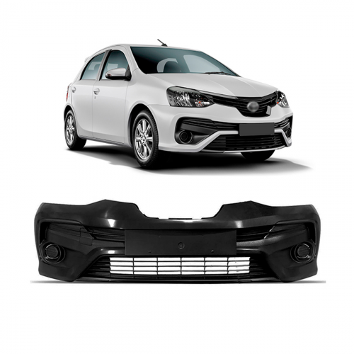 Parachoque Dianteiro Etios 2017 A 2021 C/grade Preto Liso Completo (r30791)