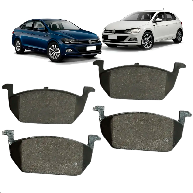 Pastilha Do Freio Dianteiro Polo Virtus 2018 A 2023 T-cross 2019 A 2023 Nivus 2020 A 2023