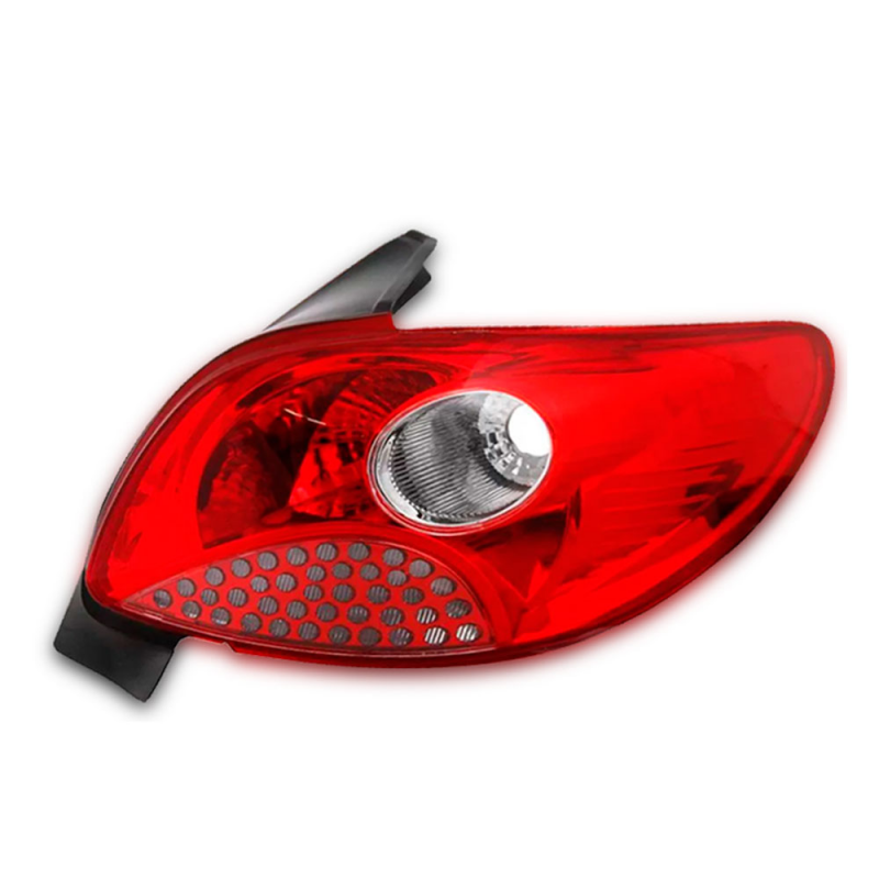 Lanterna Traseira 207 2009 A 2011 Sedan Lado Esquerdo Grade Vermelha (r30595)
