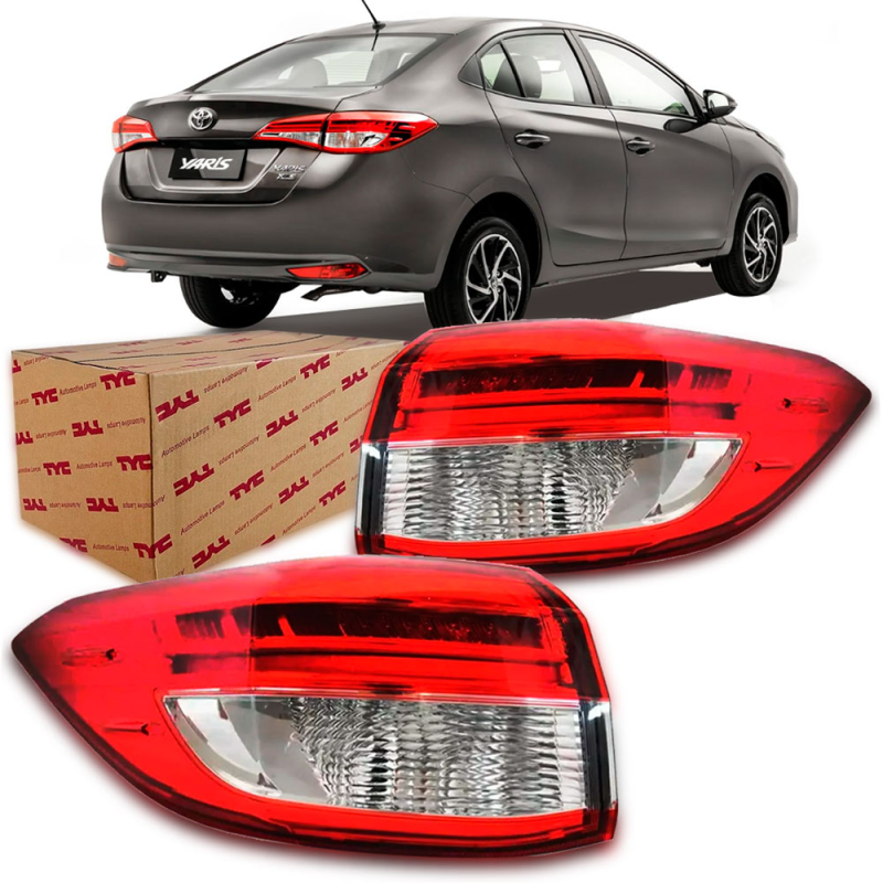 Lanterna Traseira Yaris Sedan 2018 A 2024 Lado Direito Canto Com Led (r29420)