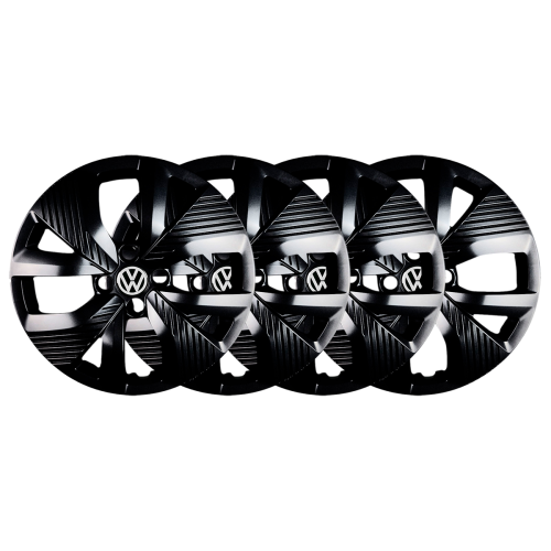 Calota Polo Track 2021 A 2024 Roda Aro 15 Preta