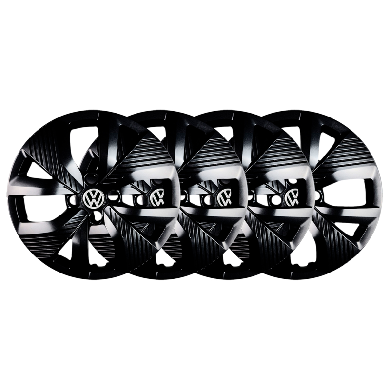 Calota Polo Track 2021 A 2024 Roda Aro 15 Preta