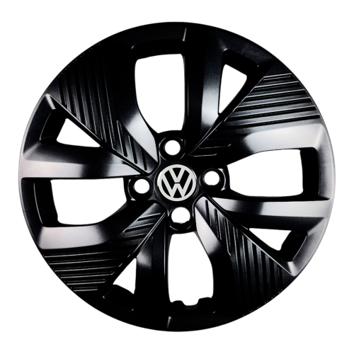 Calota Polo Track 2021 A 2024 Roda Aro 15 Preta
