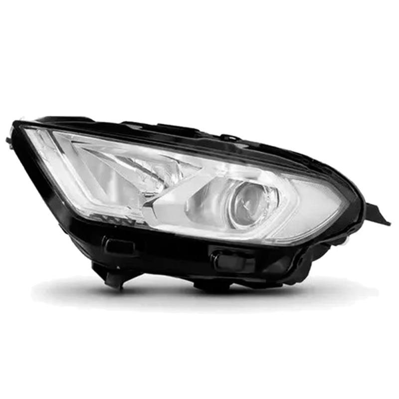 Farol Ecosport 2018 A 2021 Lado Direito Manual C/ Projetor Xenon Com Led Cromado (r30618)
