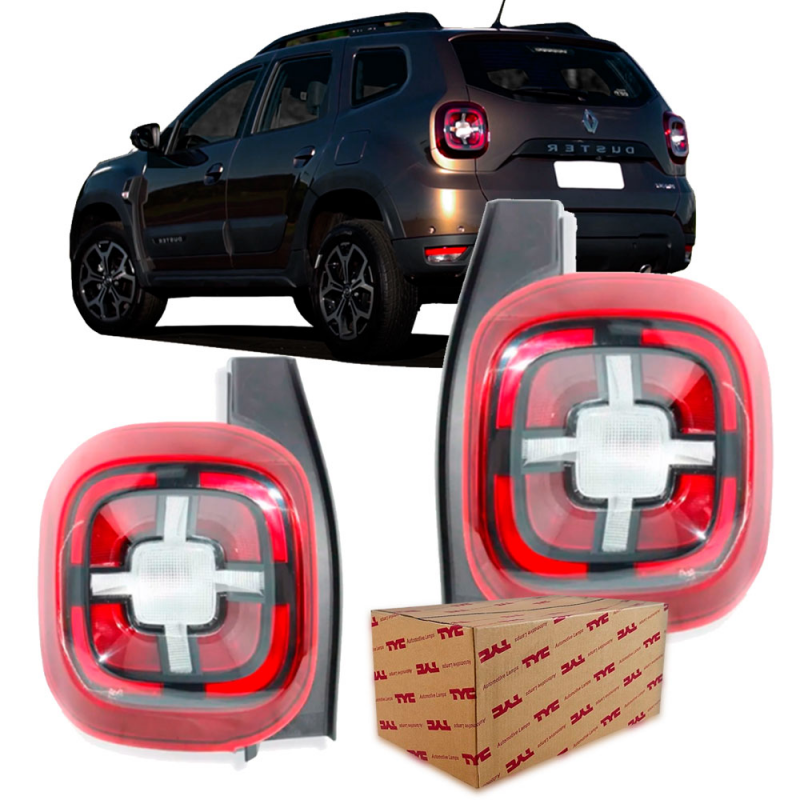 Lanterna Traseira Duster 2021 A 2024 Lado Esquerdo Com Led (r31065)