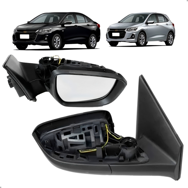 Retrovisor Original Onix Hatch/plus 2020 A 2023 Lado Direito Eletrico S/capa
