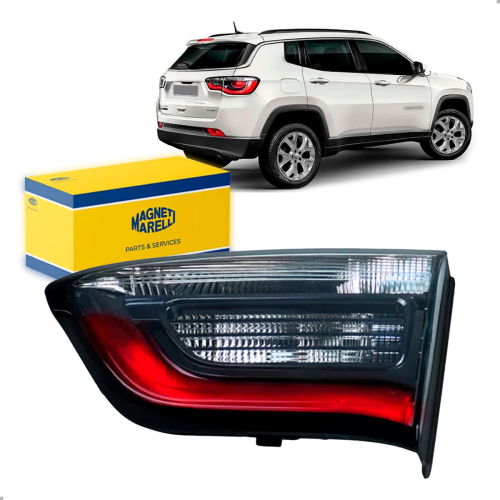 Lanterna Compass 2017 A 2021 Lado Direito Com Led Tampa
