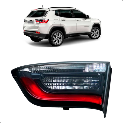 Lanterna Compass 2017 A 2021 Lado Direito Com Led Tampa