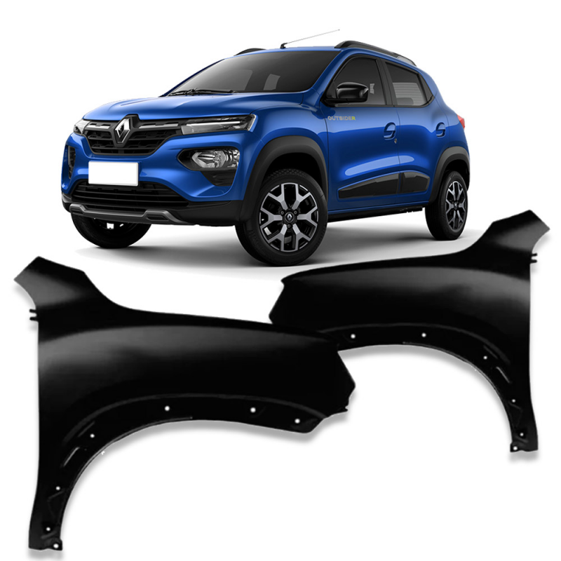 Paralama Kwid 2017 A 2021 Lado Direito Para Pintura