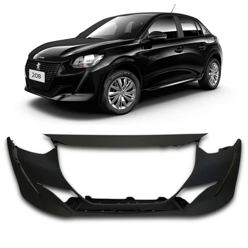 Parachoque Dianteiro Peugeot 208 2020 A 2024 Para Pintura