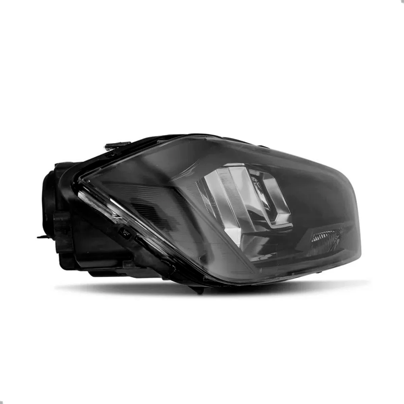 Farol Original Polo Virtus 2017 A 2022 Lado Direito Friso Preto C/ Luz Posicao