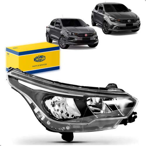 Farol Original Argo 2024 A 2025 Lado Direito Sem Led