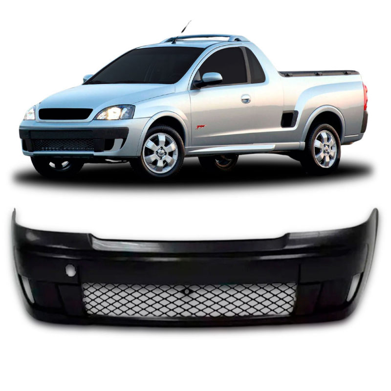 Parachoque Dianteiro Corsa Montana Sport 2008 A 2012 Com Grade S/ Furo (r28960)