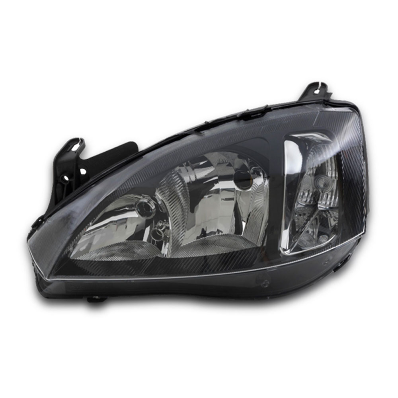 Farol Original Corsa 2003 A 2012 Montana 2003 A 2010 Lado Esquerdo Negro  Regulador Eletrico