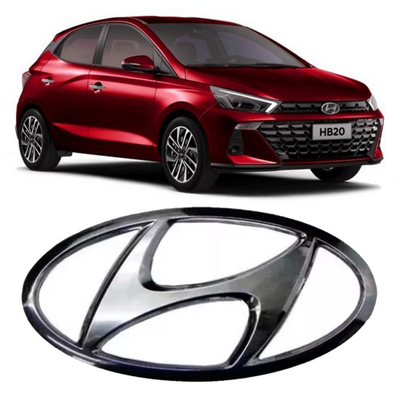 Emblema Da Grade Do Radiador Original Logo Hyundai Hb20 2023 2024