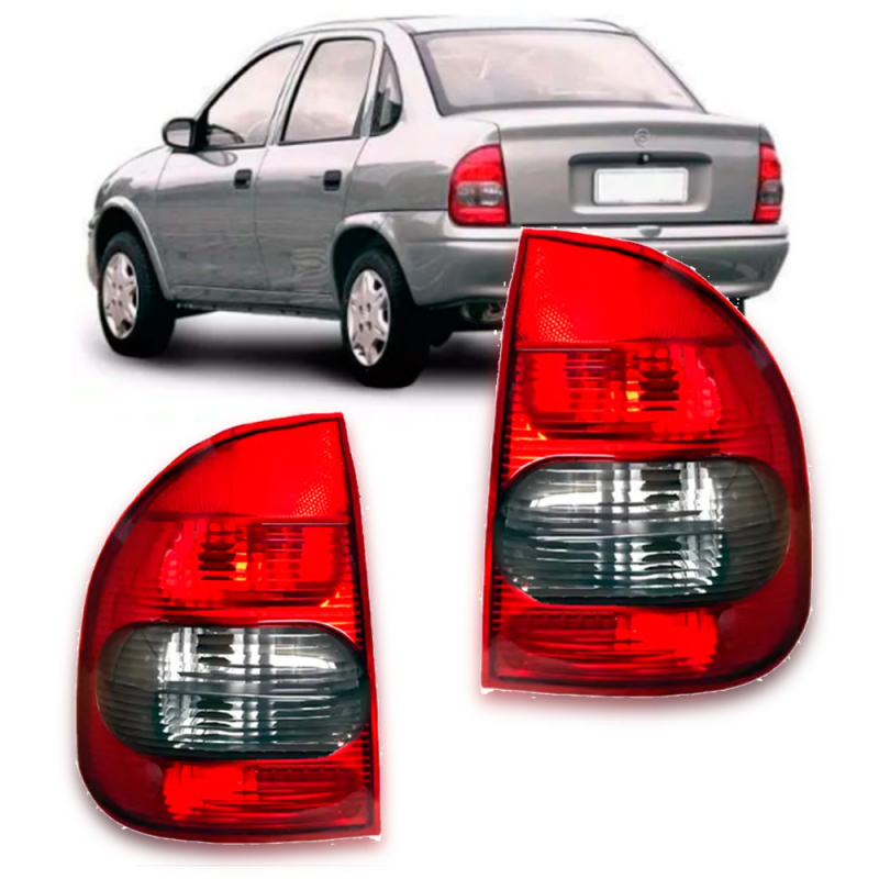 Lanterna Traseira Corsa Classic 2000 A 2010 Lado Direito Fume
