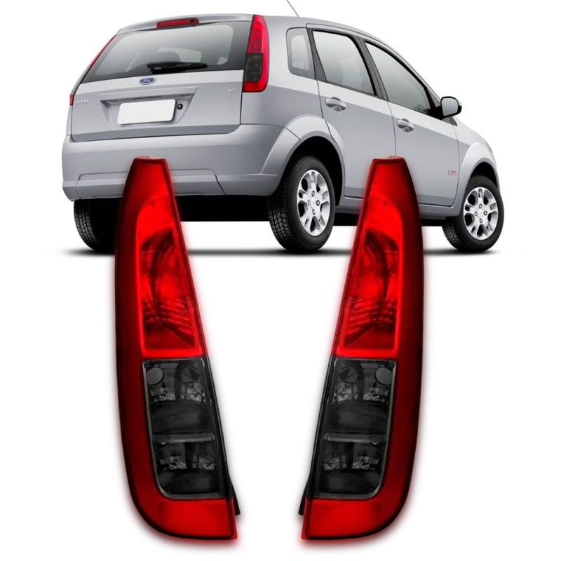 Lanterna Traseira Fiesta Hatch 2008 A 2014 Lado Direito Fume