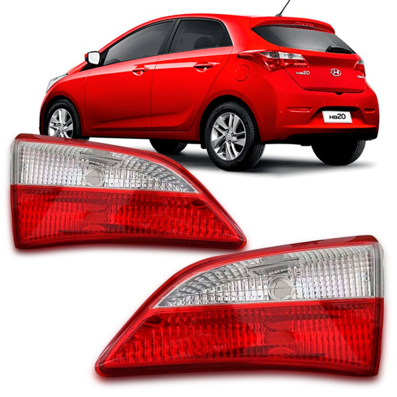 Lanterna Traseira Hb20 Hatch 12/19 Le Tampa Cristal