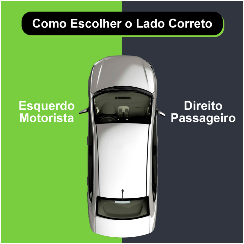 Farol Original Ka 2019 A 2022 Lado Direito Mascara Negra Mold. Cromada Recuperado