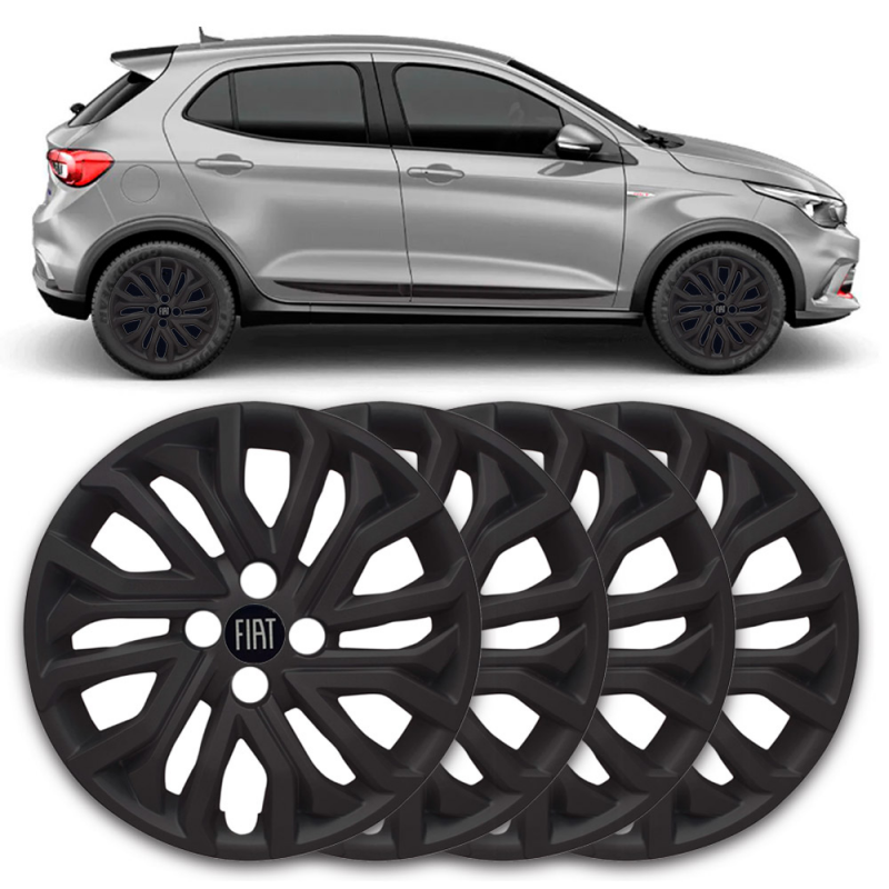 Calota Argo 2021 A 2022 Preto Fosco Aro 15