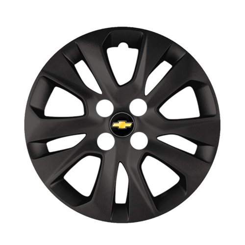Calota Onix Prisma 2014 A 2016 Preto Fosco Aro 15