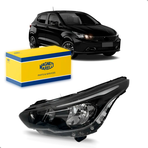 Farol Original Argo 2024 A 2025 Lado Esquerdo Com Led