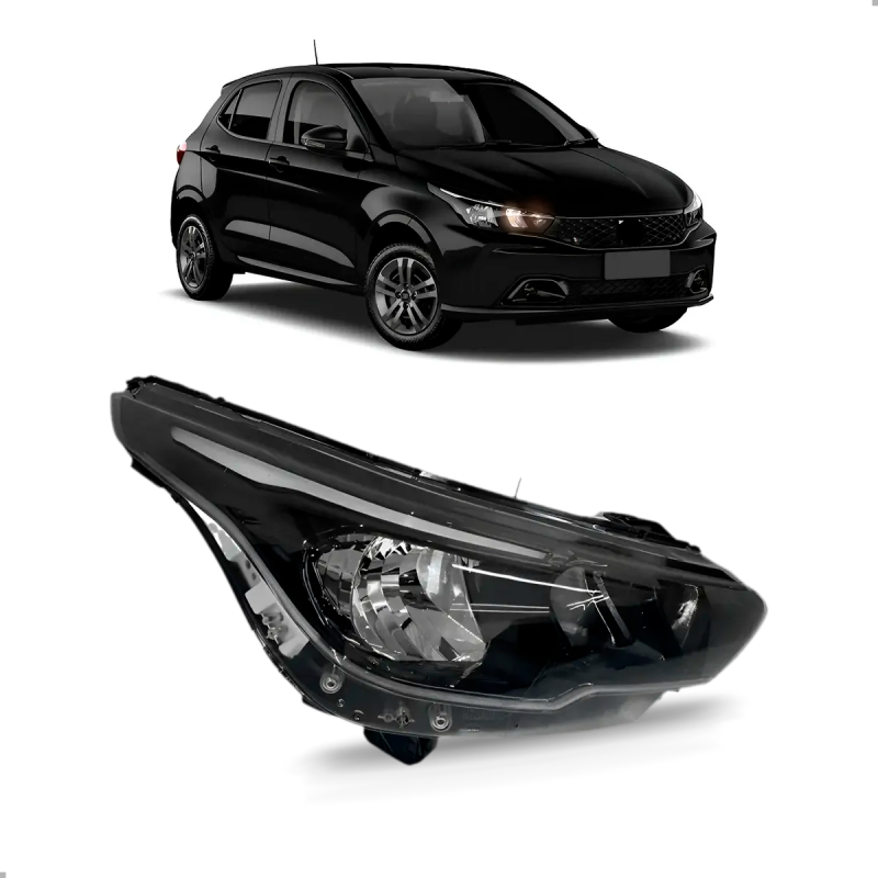 Farol Original Argo 2024 A 2025 Lado Direito Com Led
