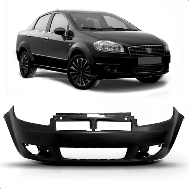 Parachoque Dianteiro Linea 2008 A 2014 Para Pintura (r18475)