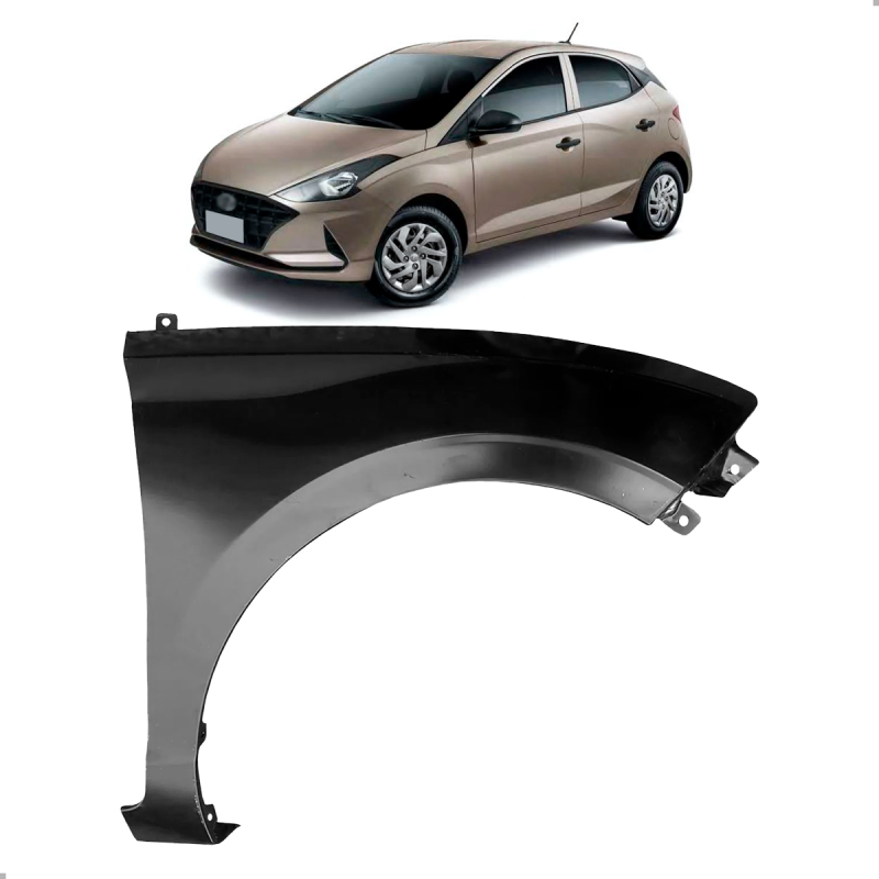 Paralama Hb20 Hb20s 2020 A 2022 Lado Direito Para Pintura