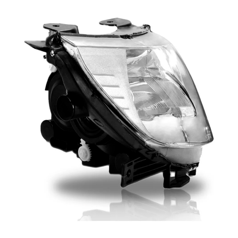 Farol Original Gol Saveiro Voyage G5 2009 A 2012 Lado Direito Foco Duplo Cromado Cup. Tela Recuperado