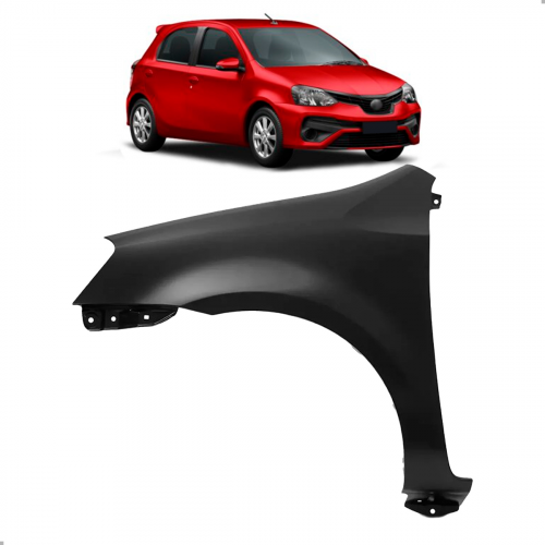 Paralama Etios Hatch/sedan 2012 A 2022 Lado Esquerdo Para Pintura Sem Furo Para Pisca (r21617)