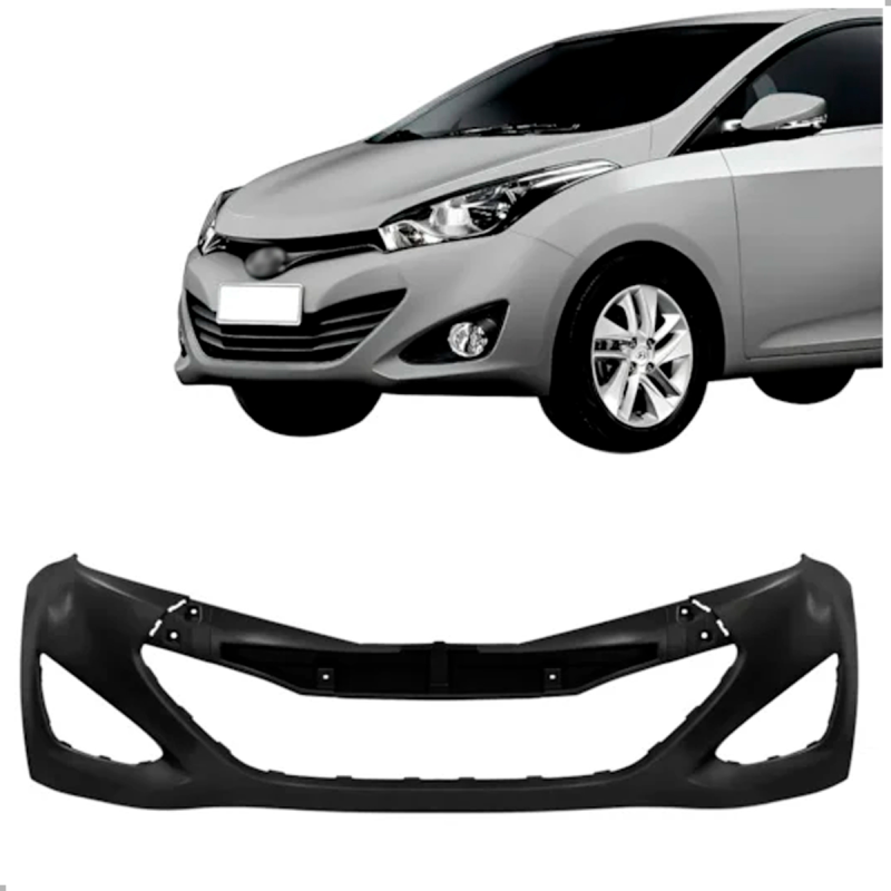 Parachoque Dianteiro Hb20 2012 A 2015 C/furo Sem Pintura (r20948)