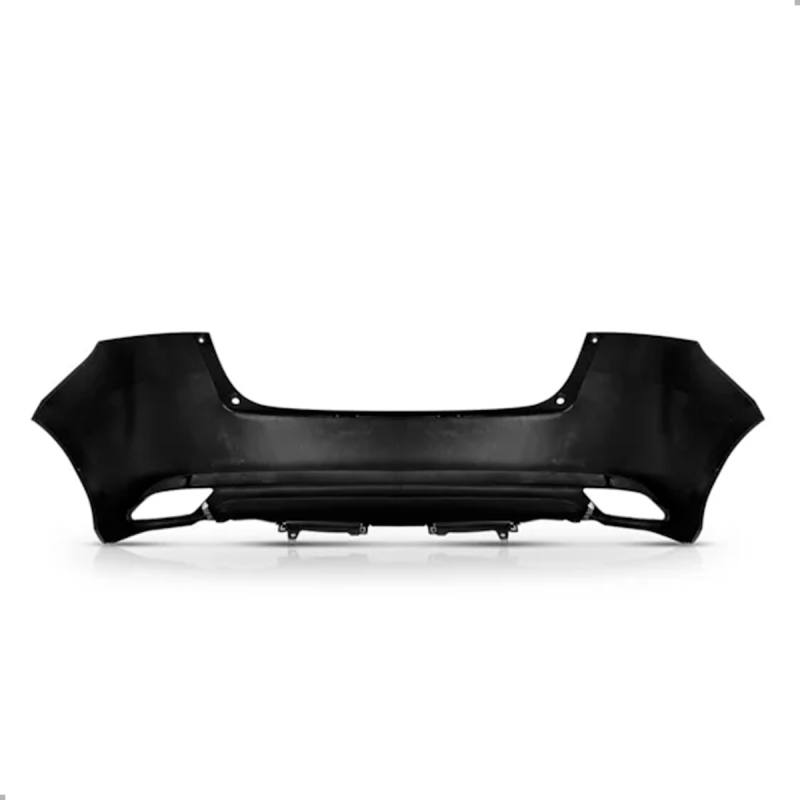 Parachoque Traseiro Yaris Hatch 2018 A 2022 Para Pintura Sem Furo Para Sensor (r31436)