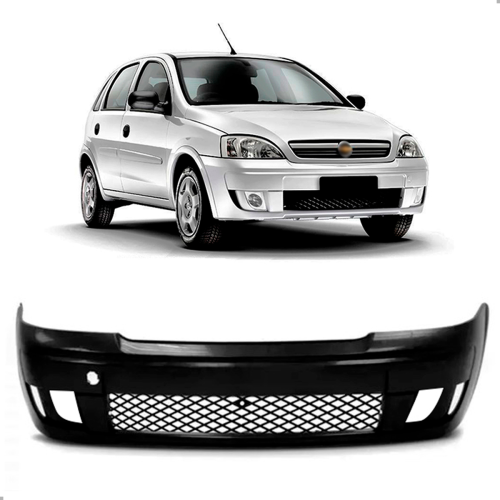 Parachoque Dianteiro Corsa Montana Sport 2008 A 2012 C/ Grade C/ Furo (r28961)