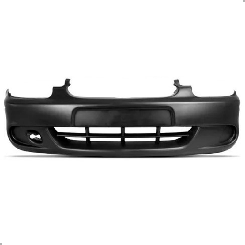 Parachoque Dianteiro Corsa Classic 2000 A 2007 Sem Furo Aux C/ Furo Reboque Preto (r24587)