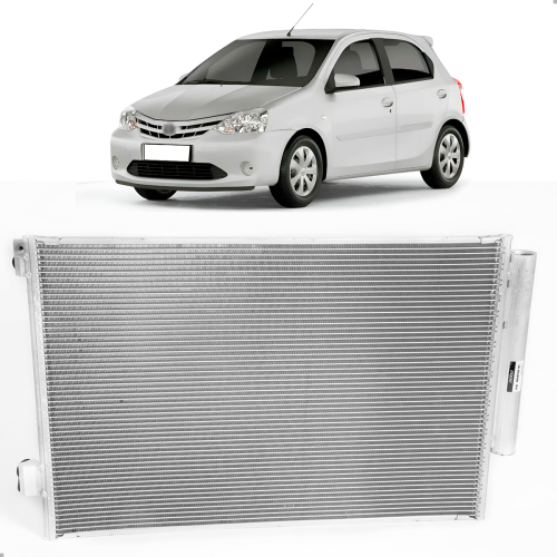Condensador De Ar Toyota Etios 1.3 1.5 16v 2012 A 2020