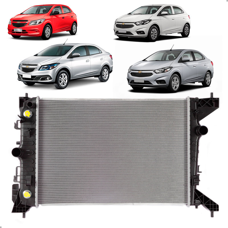 Radiador De Agua Original Onix 2013 A 2019 Prisma 2017 A 2019 Spin 2017 A 2022 C/ Cambio Manual